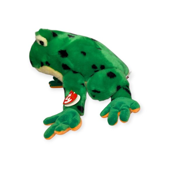 Ty Beanie Classic Lilypad Frog Plush Stuffed Animal 2004 - Picture 2 of 14